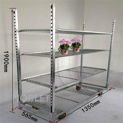 Feuerverzinkungs-Metall-Mesh Horticulture Trolley Not Easy-Rost 1500*565*1900