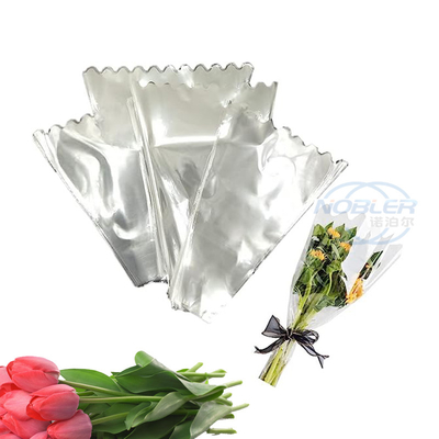 Transparente dreieckige Blumen-Blumenstrauß-Ärmel imprägniern mit Rüschen-Dekor