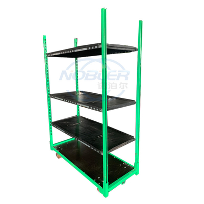 125 mm dänischer Trolley / Trolley Regale aus Dänemark mit Elektrolyse Polieren