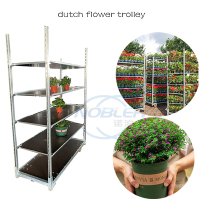 Dänischer Wagen, 2-Wege-Gummirad, Push-and-Pull-Typ, klappbarer Blumenwagen
