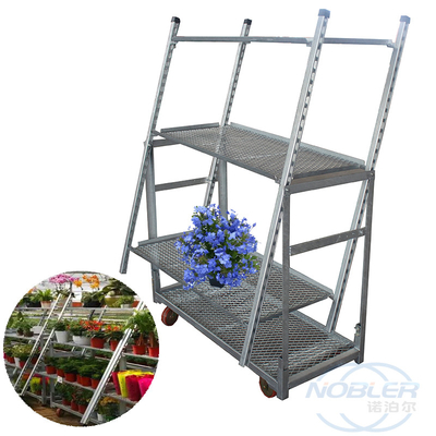 Heißes Nettobad des niederländischen Laufkatzenzuges galvanisierte spezielle Blumenlaufkatze der materiellen Standardlochplatte