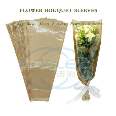 Perforierte PP-Cellophan-Kunststoff-Blumenstraußhüllen, transparent, individuell bedruckt