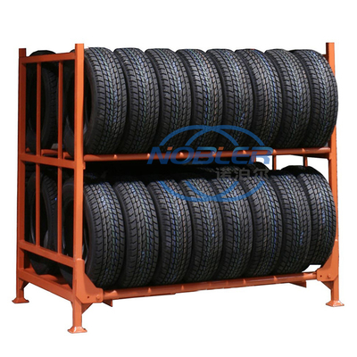 Soemkommerzielles faltbares Hochleistungs-LKW-Reifen-Gestell für Reifen-Speicher