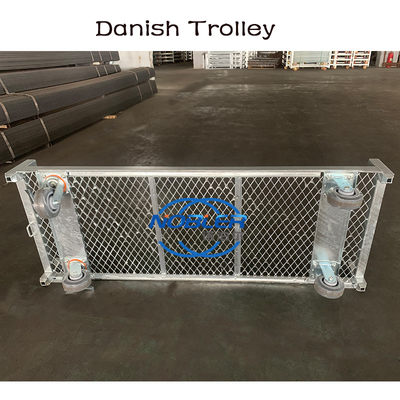 Wasserdichter dänischer Blumentrolley mit Metallblechschicht und Bremse