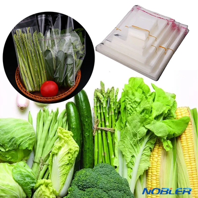 Opp angepasste transparente Gemüsebeutel mehrere Spezifikationen mit Luftlöchern