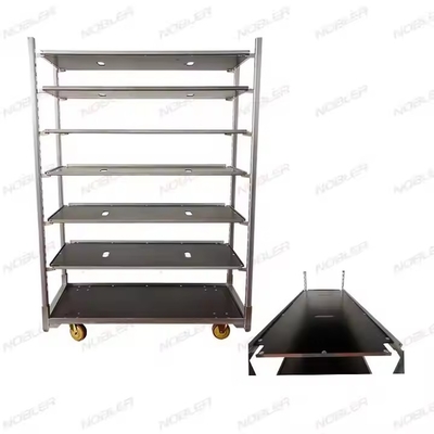 Flügeltransport mit Holz-Blättrolley und Pp-Rädern 1350*565*1900cm