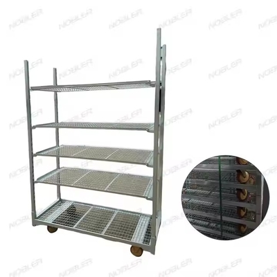 Starke Ladekapazität Metallnetz dänische Trolley leicht zu montieren wasserdicht