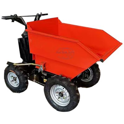 4-Reifen-Elektro-Start-Mini-Dumper kann 4 Stunden ununterbrochen arbeiten