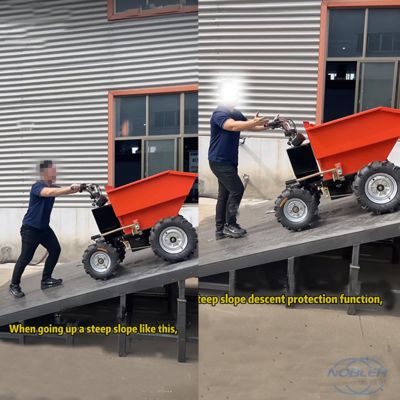 Umweltfreundlicher elektrischer Mini-Dumper für Materialtransport