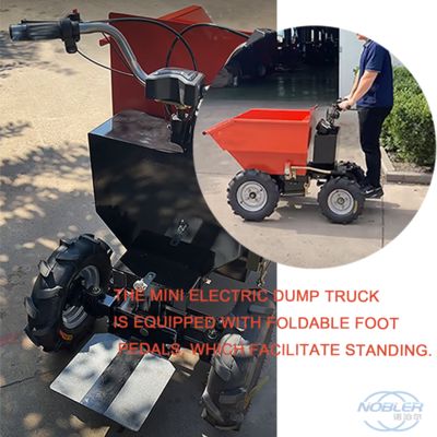 4-Reifen-Elektro-Mini-Dumper, ruhiger und leiser Betrieb