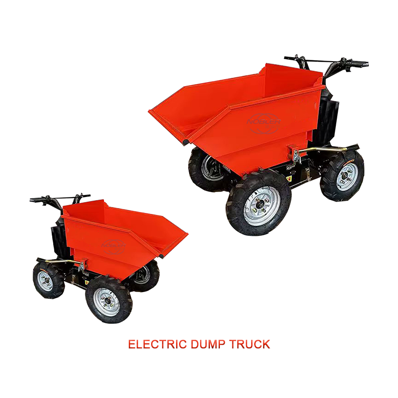 4-Reifen-Elektro-Start-Mini-Dumper kann 4 Stunden ununterbrochen arbeiten